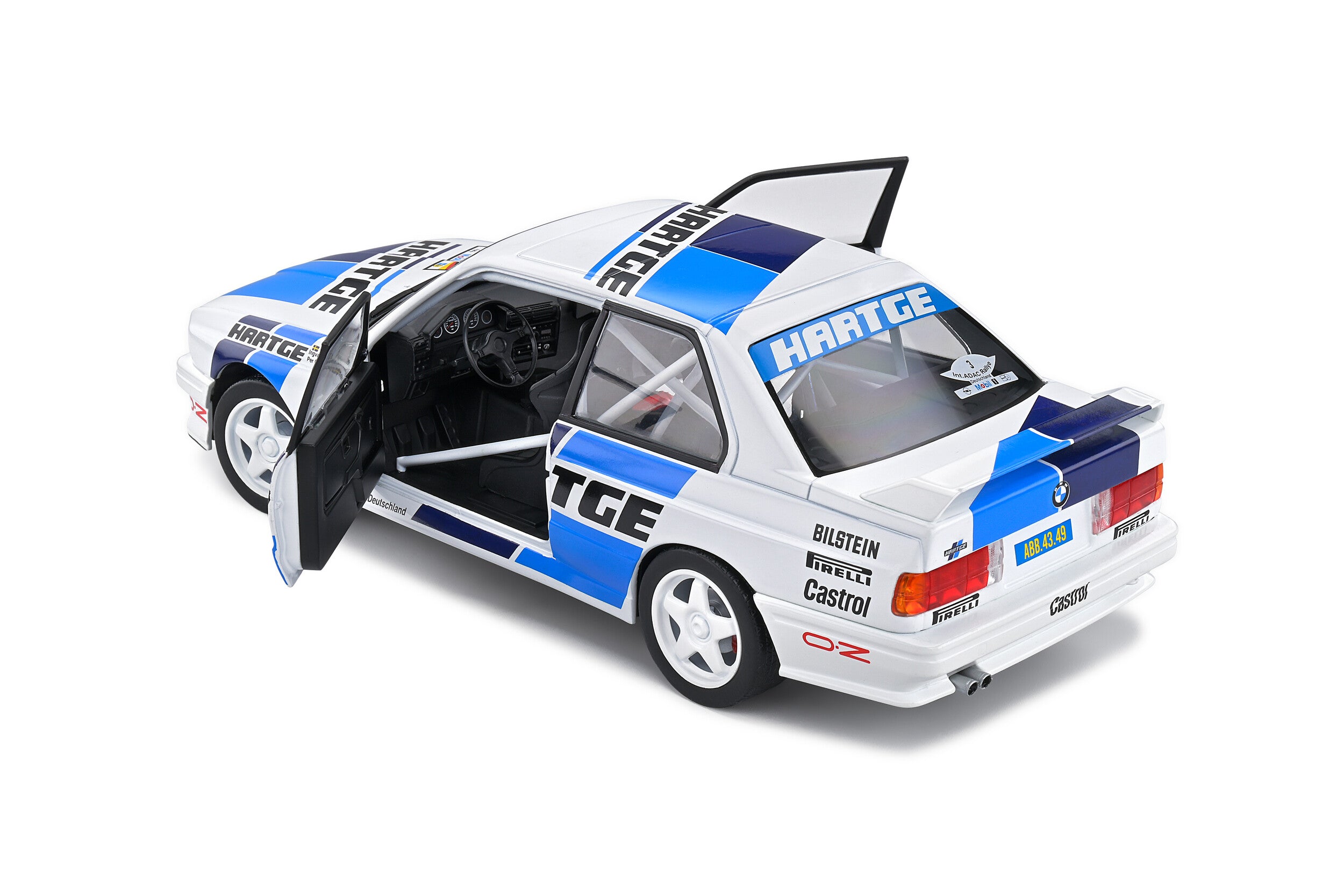 SOLIDO 1:18 Scale Diecast Model, BMW E30 M3 Adac Rallye Deutschland 1990