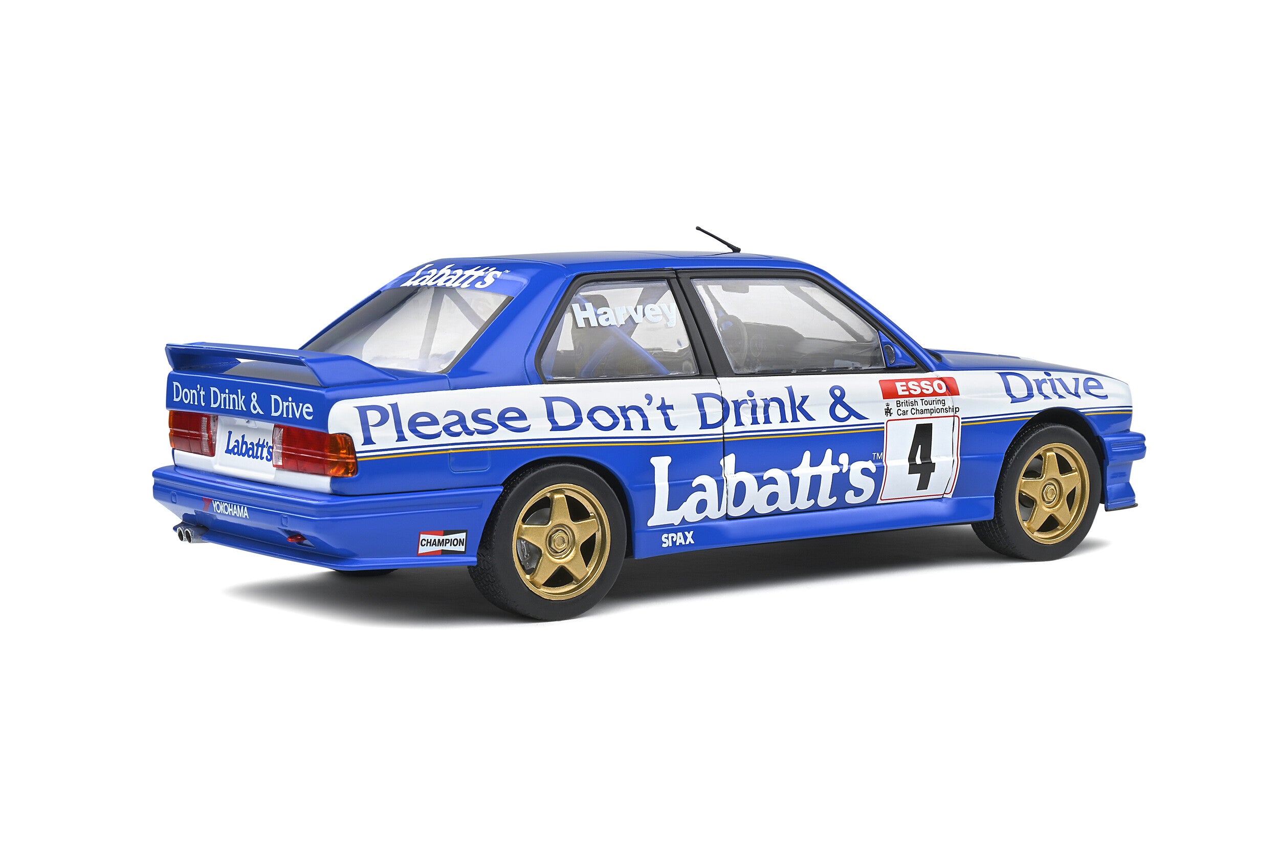 SOLIDO 1:18 Scale Diecast Model, BMW E30 M3 British Touring Car Championship 91 BTCC