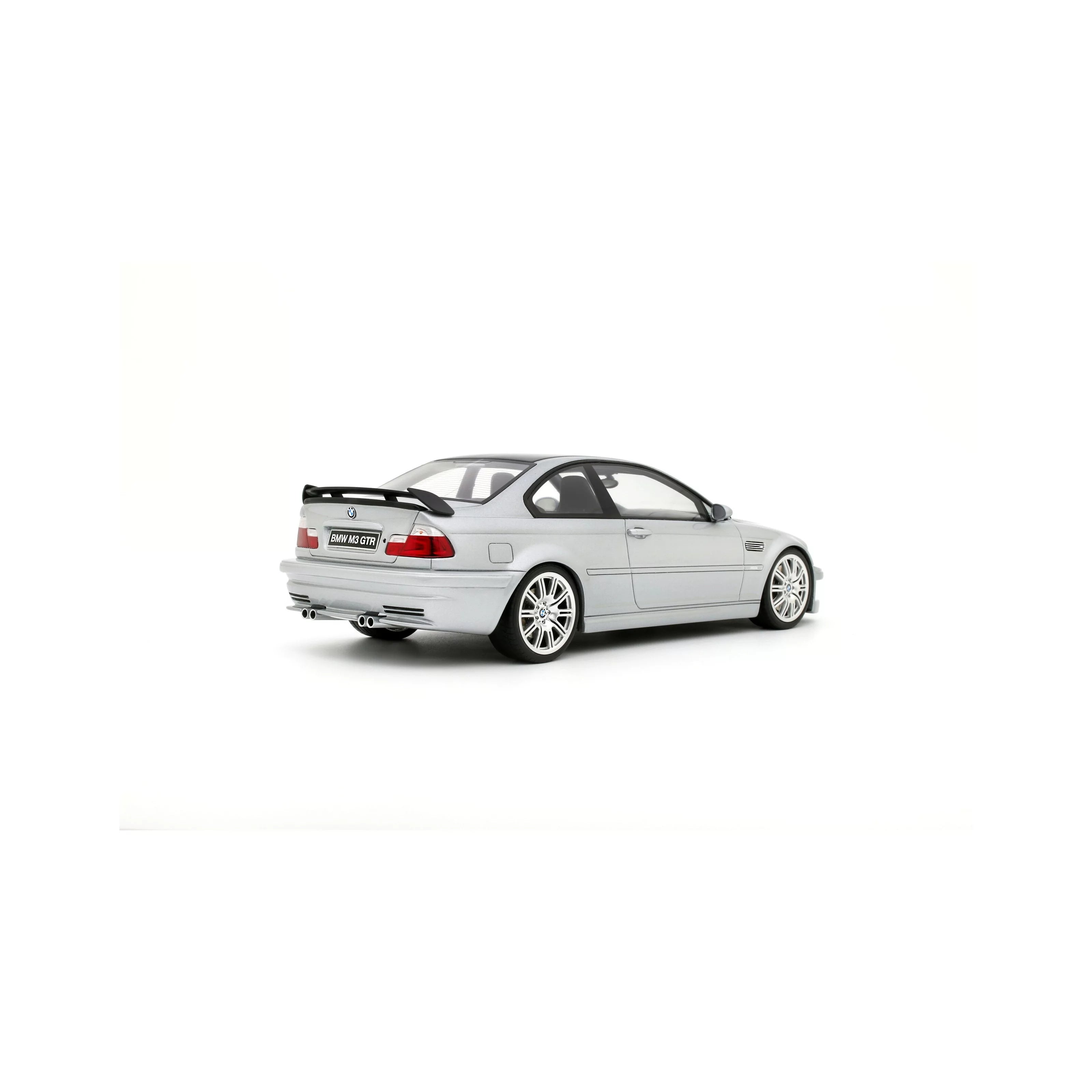 OTTO 1:18 Scale Resin - 2001 BMW E46 M3 GTR Street - Titan Silver Metallic 354 - OT1128