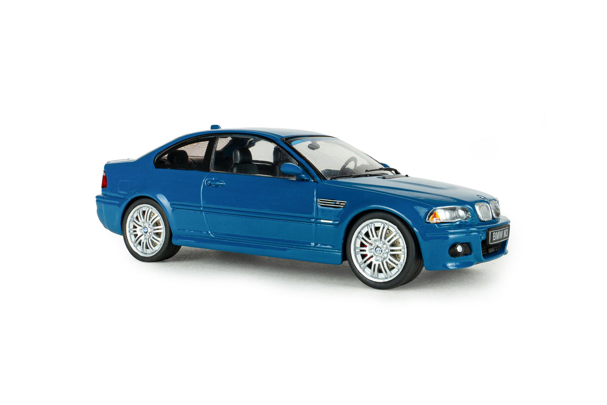 SOLIDO 1:43 Scale - 2000 BMW 3 Series M3 (E46) Coupe, Laguna Seca Blue - S4318601