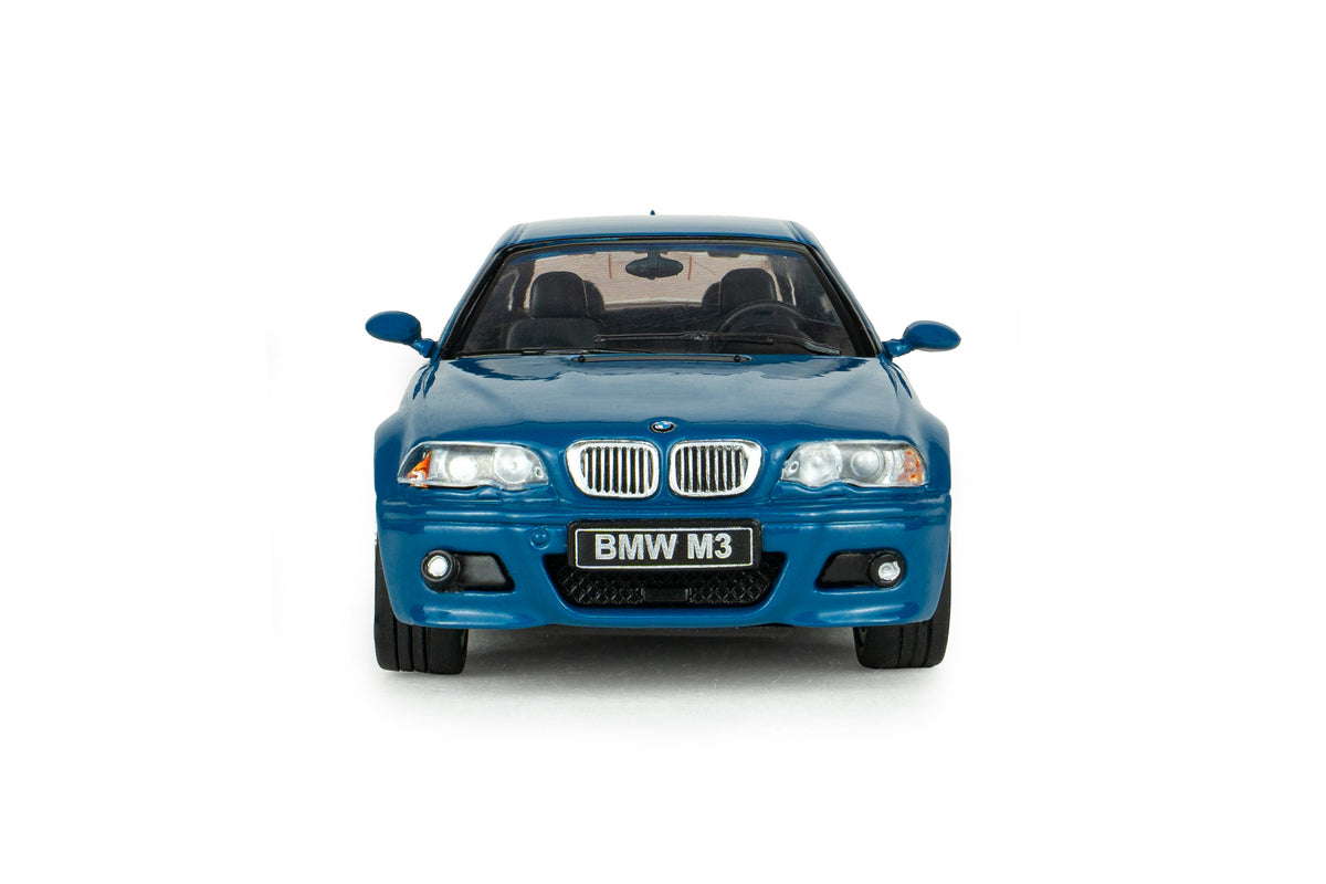 SOLIDO 1:43 Scale - 2000 BMW 3 Series M3 (E46) Coupe, Laguna Seca Blue - S4318601