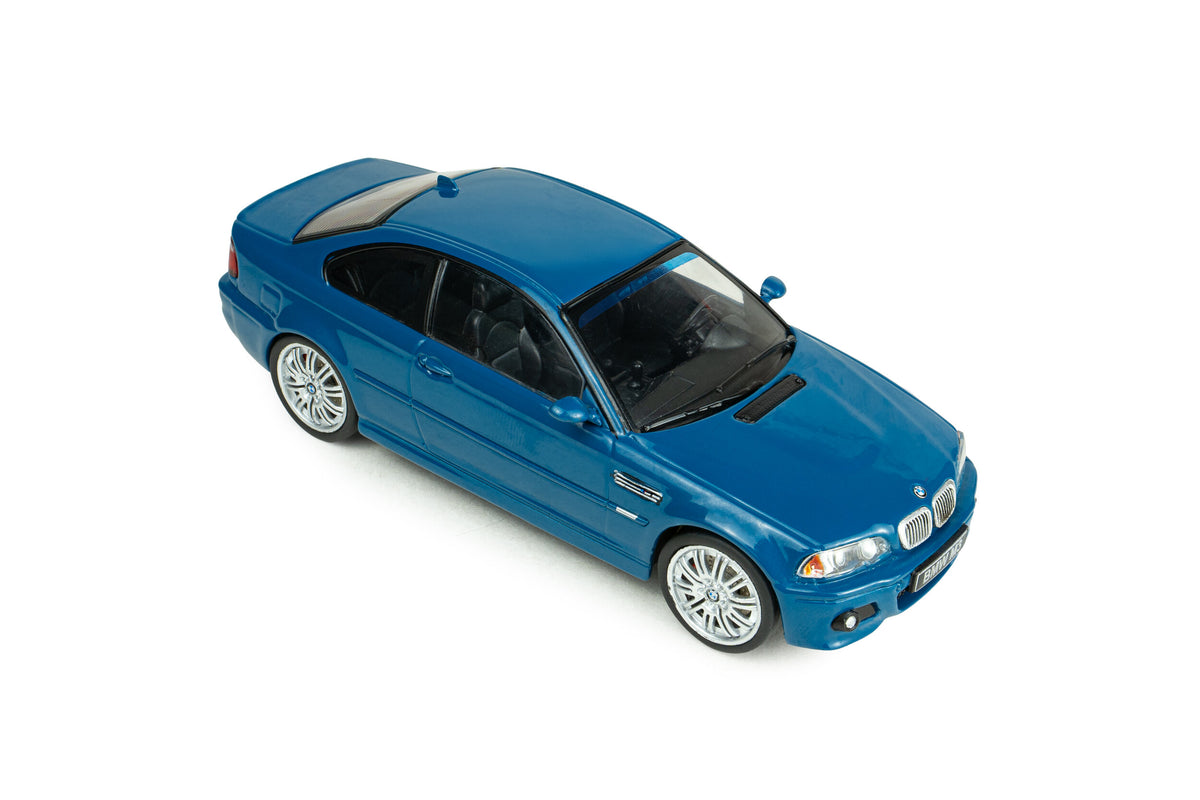 SOLIDO 1:43 Scale - 2000 BMW 3 Series M3 (E46) Coupe, Laguna Seca Blue - S4318601