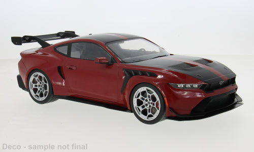 IXO 1:18 Scale - 2025 Ford Mustang GTD, Dark Red
