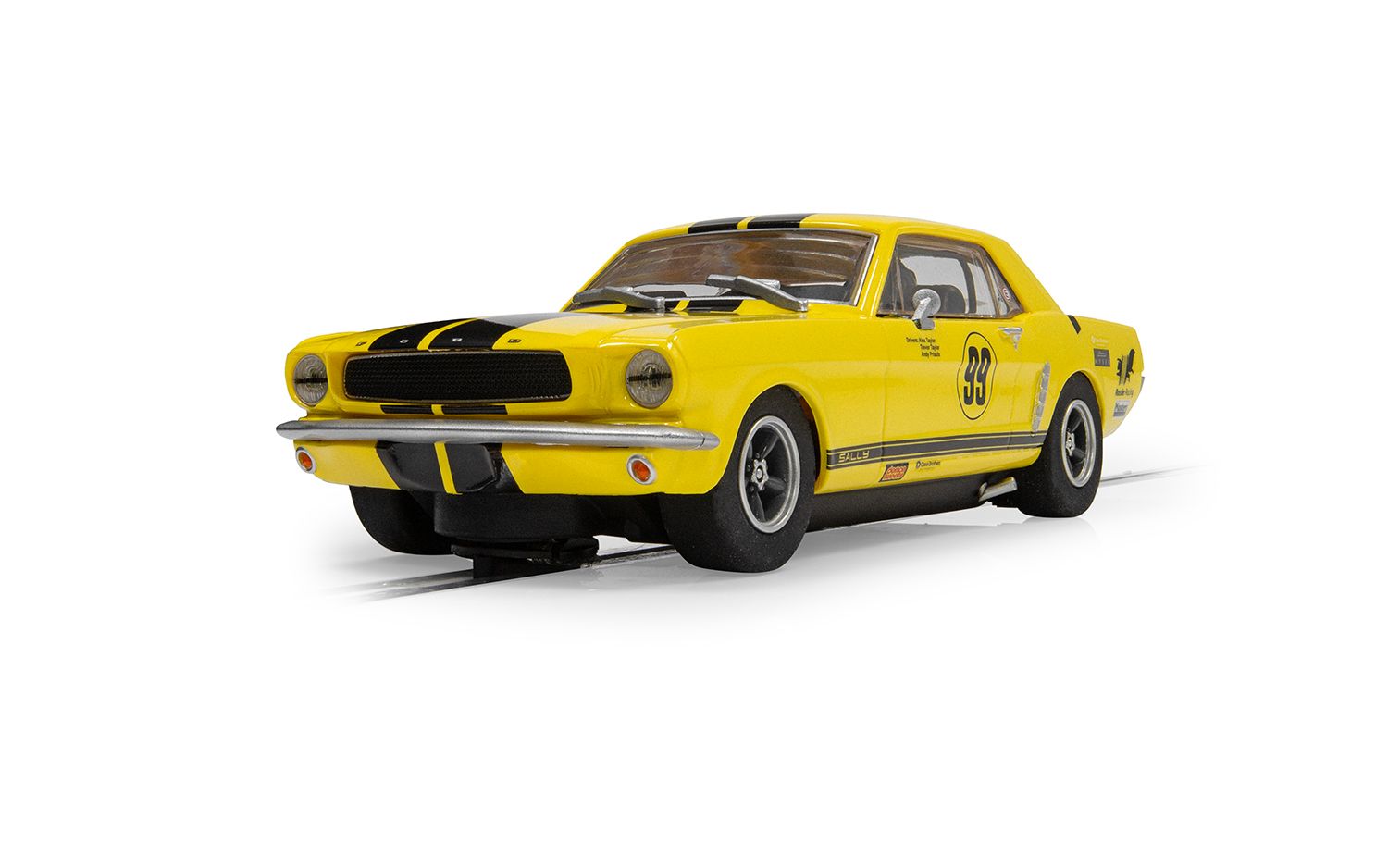 Scalextric 1:32 Scale - Ford Mustang Rassler Racing, Yellow - C4537