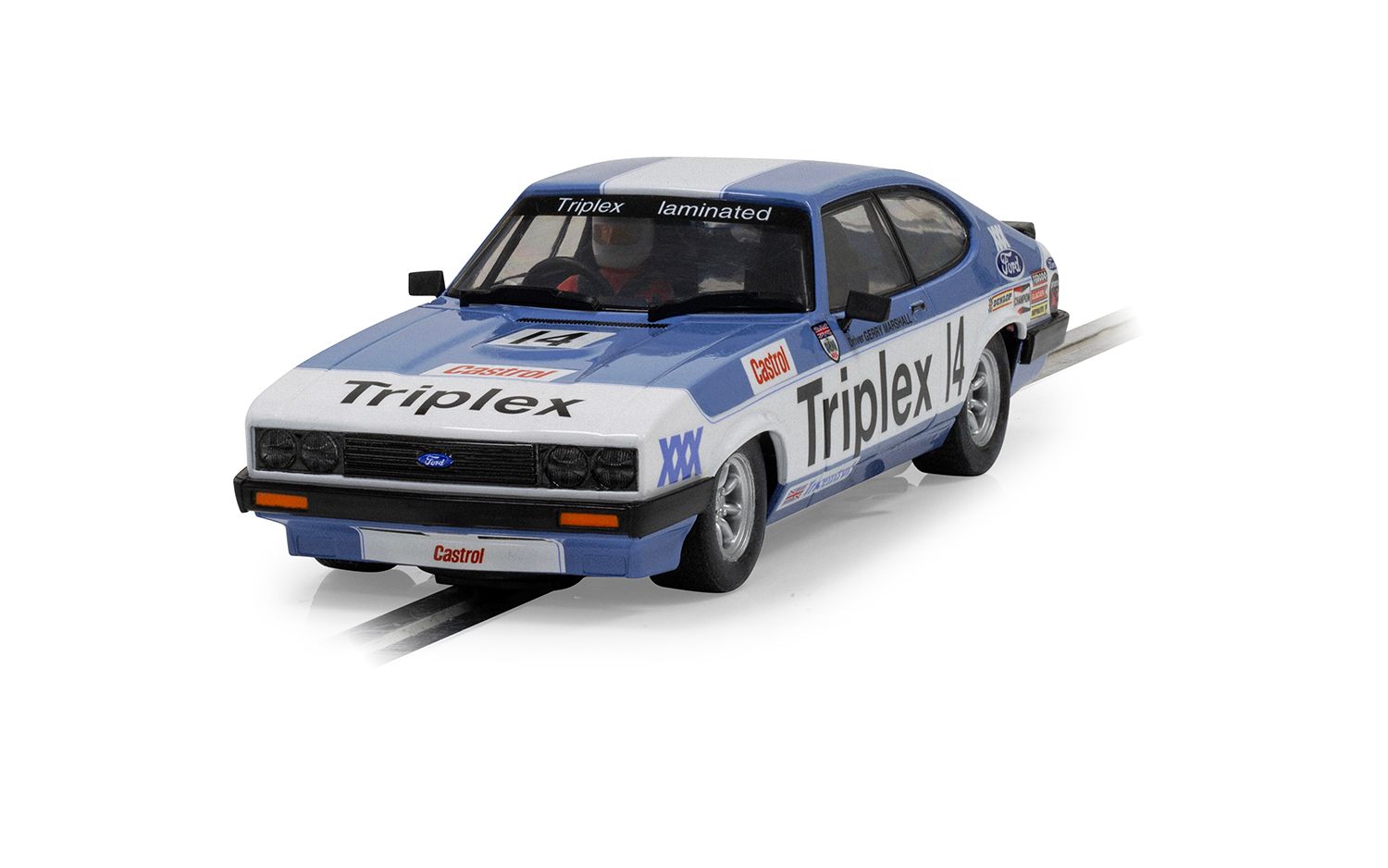 Scalextric 1:32 Scale - Ford Capri MKIII - Gerry Marshall - C4544