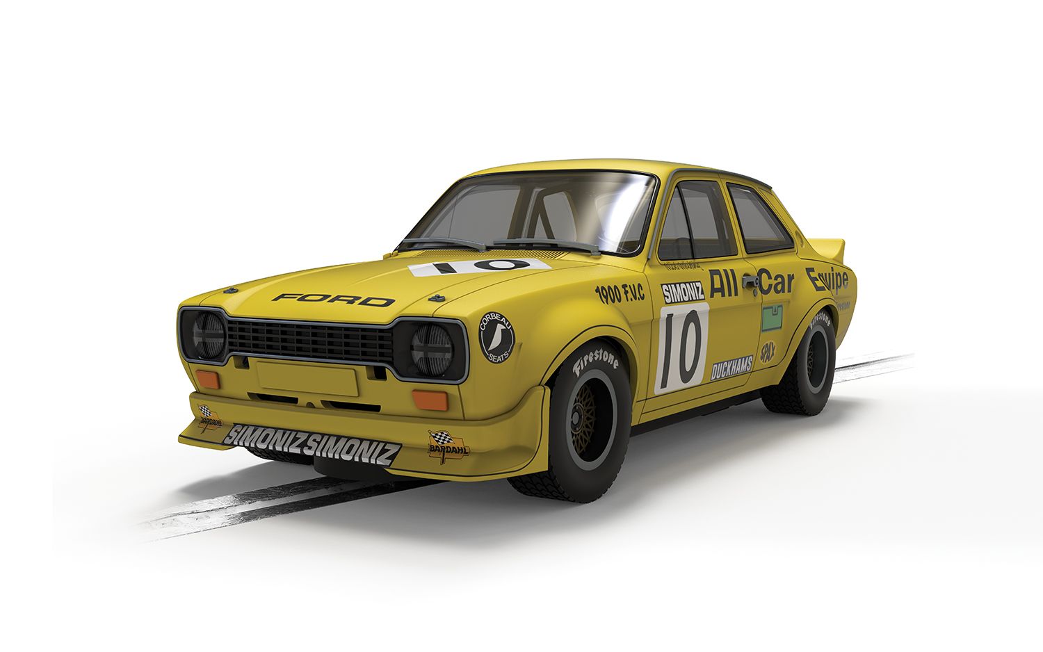 Scalextric 1:32 Scale - 1971 Ford Escort MK1 – All Car Equipe – Nick Whiting - C4590