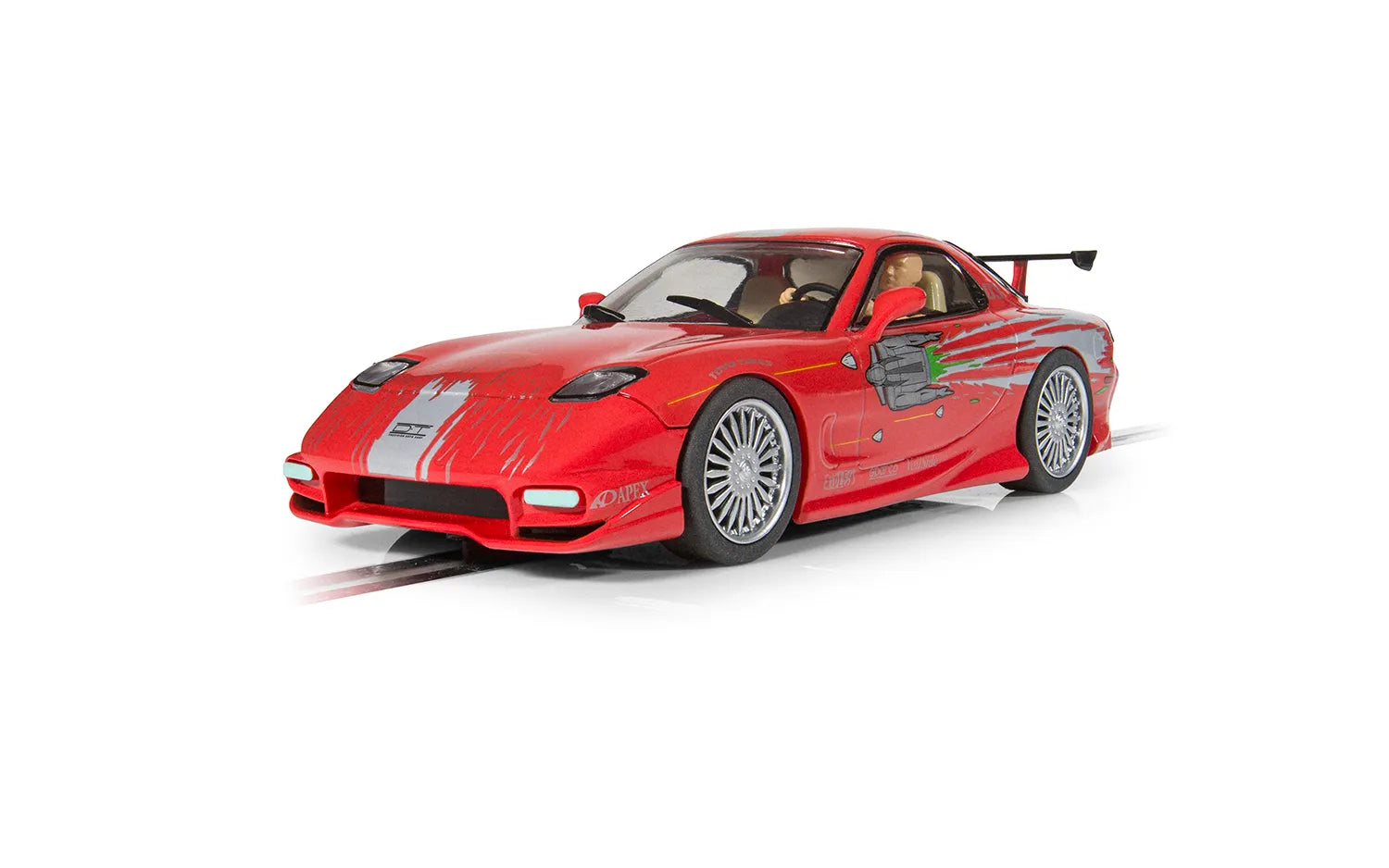 Scalextric 1:32 Scale - Mazda RX7 - The Fast And The Furious, Red - C4592