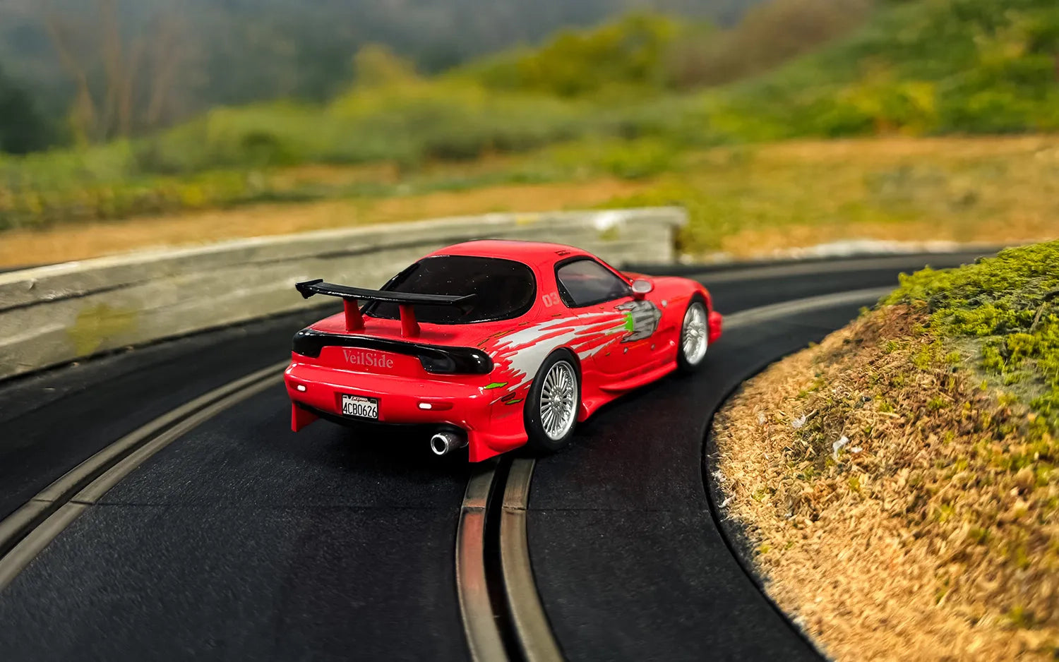 Scalextric 1:32 Scale - Mazda RX7 - The Fast And The Furious, Red - C4592