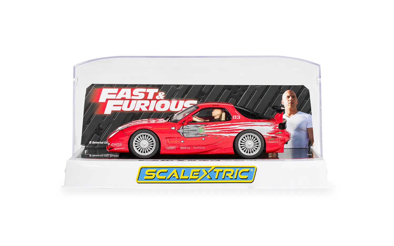 Scalextric 1:32 Scale - Mazda RX7 - The Fast And The Furious, Red - C4592