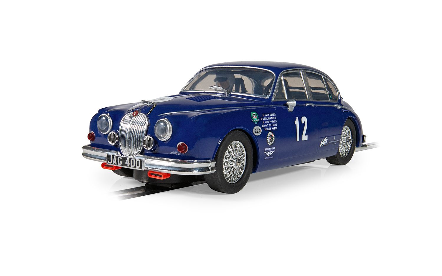 Scalextric 1:32 Scale - 2022 Jaguar MK2 - Grant Williams Racing - C4596