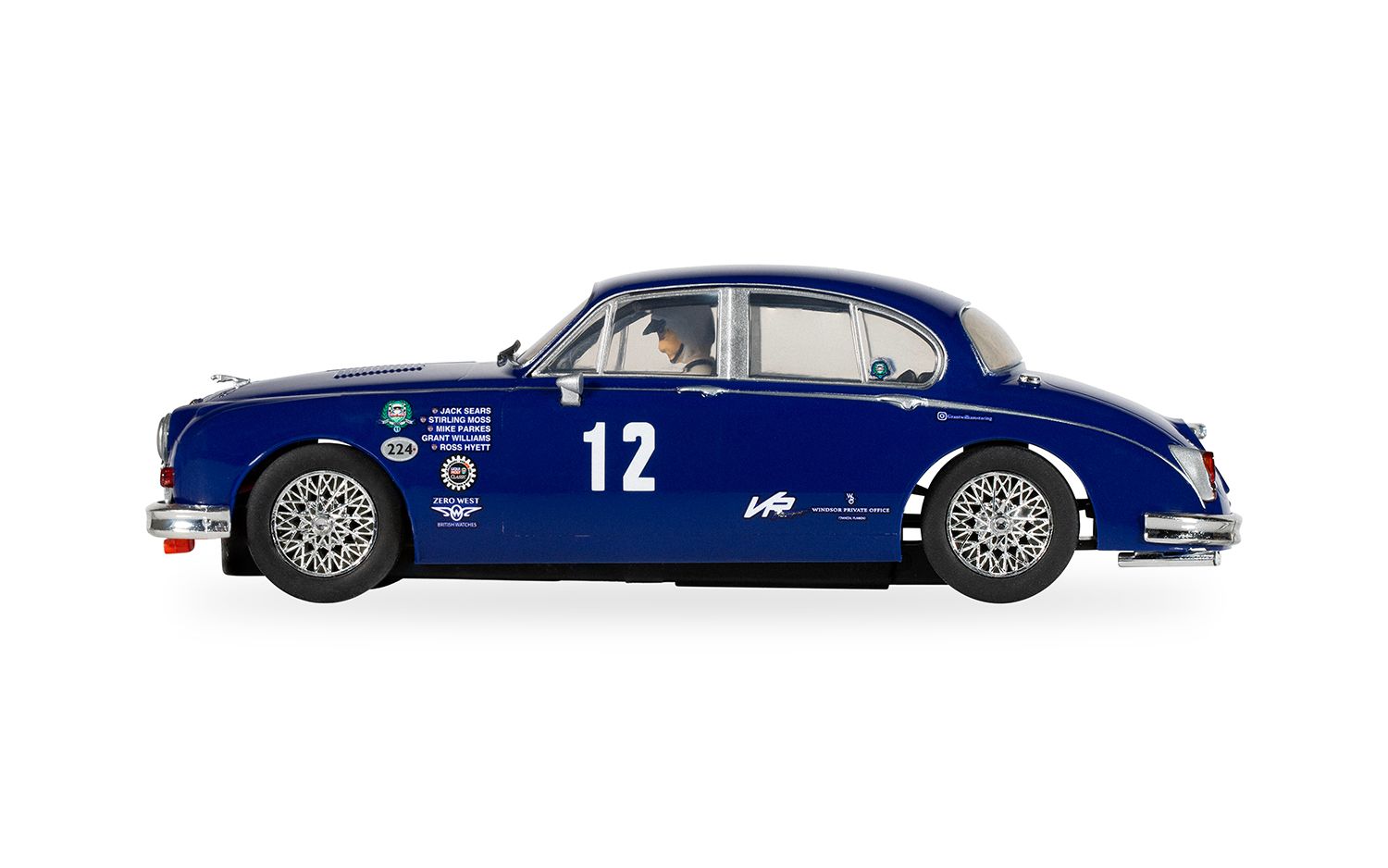 Scalextric 1:32 Scale - 2022 Jaguar MK2 - Grant Williams Racing - C4596