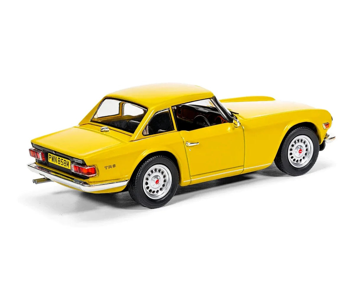Corgi 1:43 Diecast Model Car VA14702 1973 Triumph TR6 in Mimosa Yellow