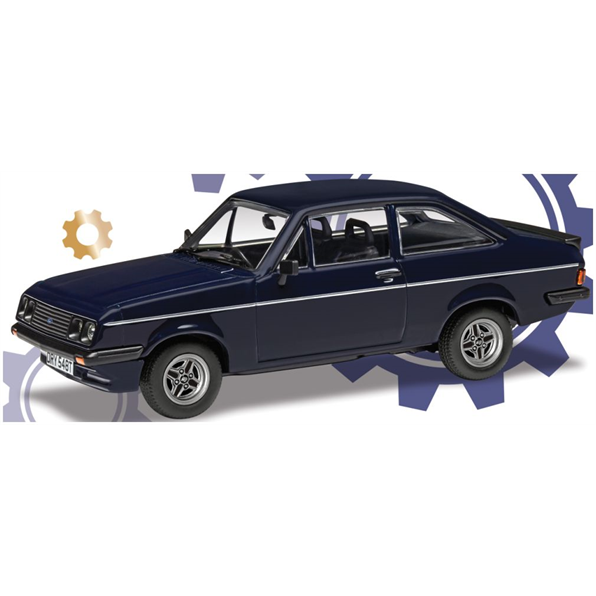 Corgi Vanguards 1 43 SCALE Ford Escort Mk2 RS2000 Midnight Blue Ric