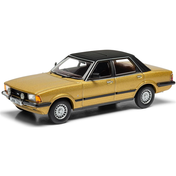 Corgi 1:43 Diecast Model - Ford Cortina Mk5 2.0 Ghia S, Solar Gold, VA15004