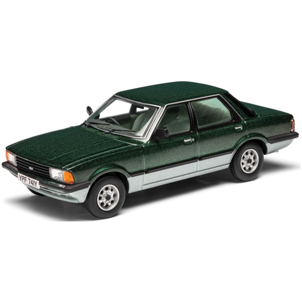 Corgi 1:43 Diecast Model - Ford Cortina Mk5 1.6 Carousel, Forrest and Crystal Green - VA15005