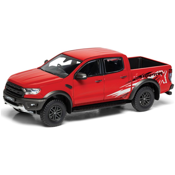 Corgi Vanguards 1:43 - Ford Ranger Raptor X SE, True Red - VA15204