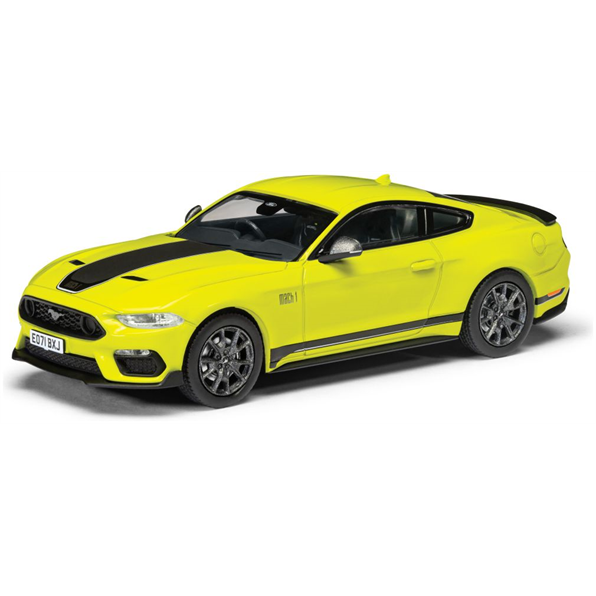 Corgi 1:43 Ford Mustang Mk6 Mach 1, Grabber Yellow, VA15504