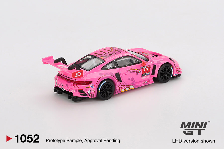 Mini GT 1:64 PORSCHE 911 GT3 R NO.77 AO RACING 2024 IMSA ROAD AMERCIA (LHD) - MGT01052-L