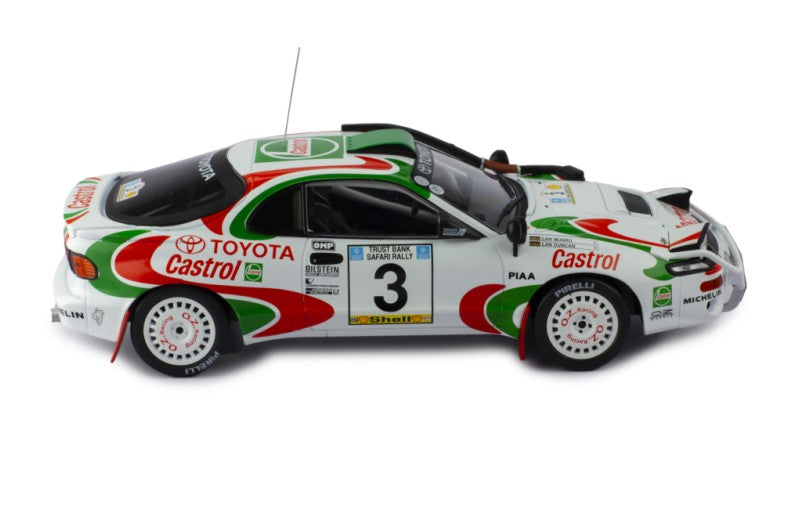 IXO 1:18 1982 Toyota Celica Turbo 4WD (ST185) #3, I Duncan/I Munro - Safari Rally