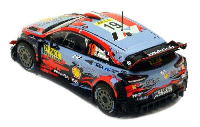 IXO 1:43 Scale Diecast Model Car - Hyundai i20 No.19 WRC Rally Catalunya 2019