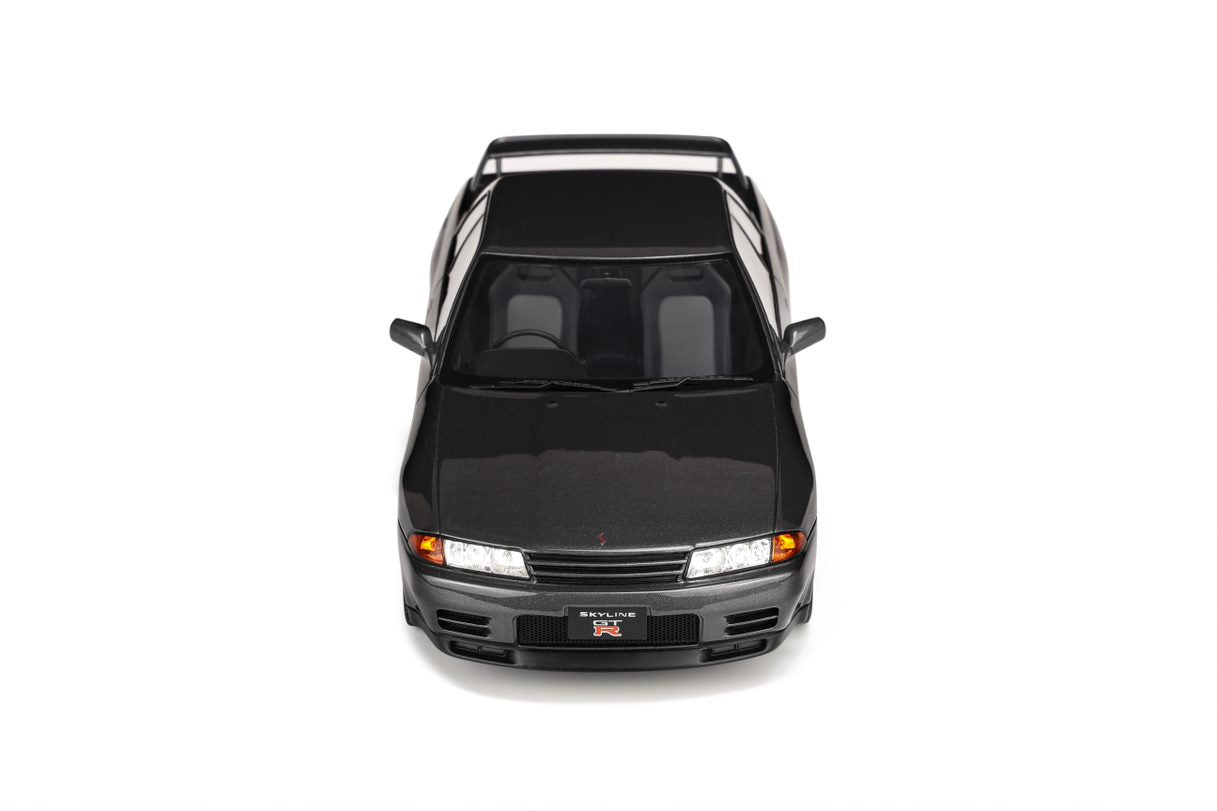 OTTO 1:18 Scale Resin Model Car - Nissan Skyline GT (R32) - Metallic Grey (OT411)