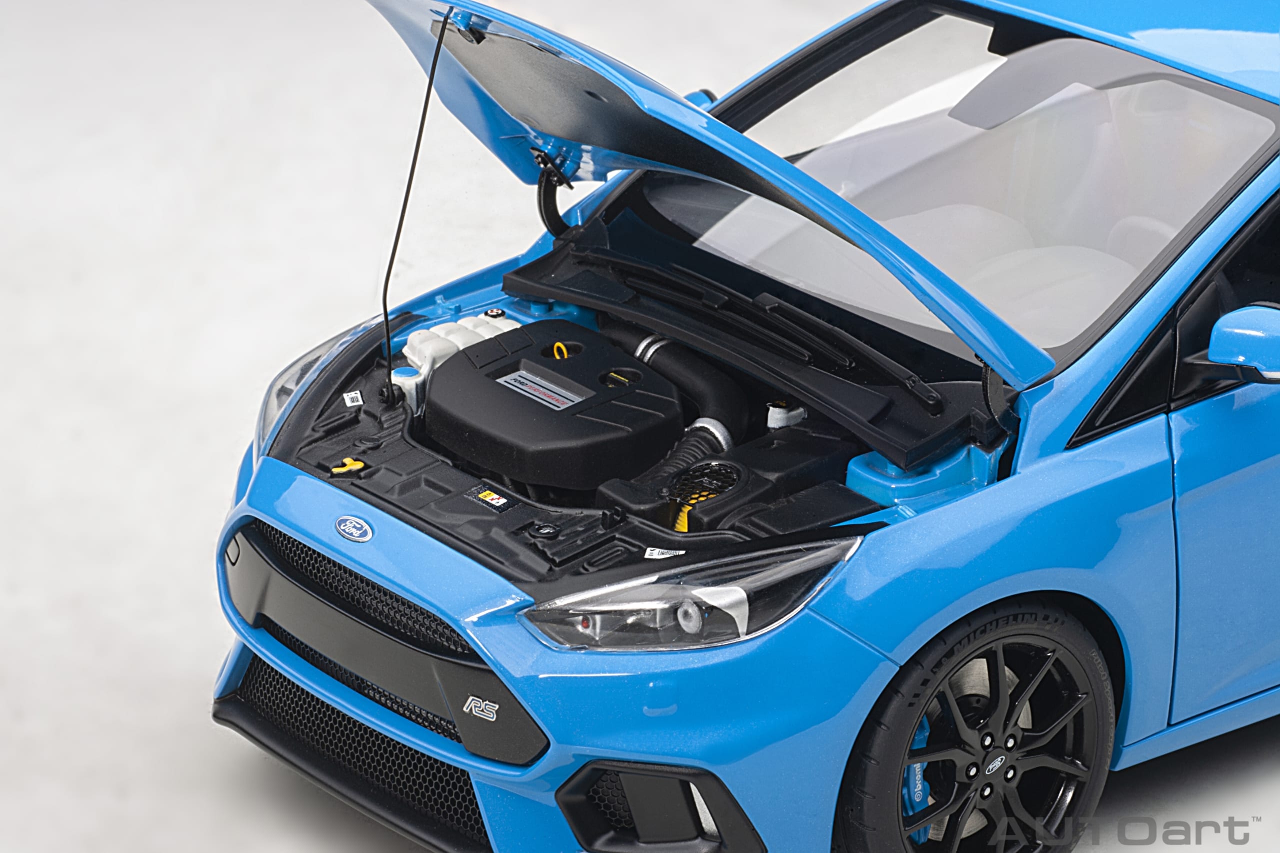 Autoart 1:18 Ford Focus RS 2016, Nitrous Blue, (full openings) 72953