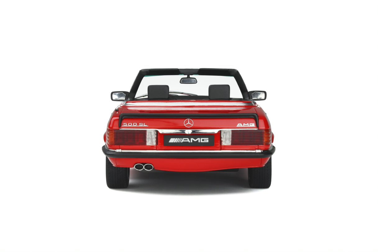OTTO 1:18 Scale Resin Model Car - Mercedes Benz R107 500 SL AMG - Red (OT962)