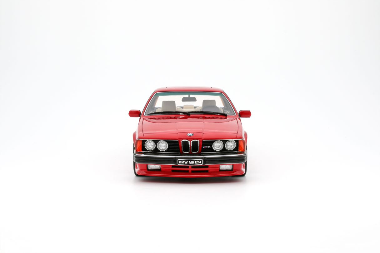 OTTO 1:18 Scale Resin Model Car - 1986 BMW E24 M6, RED - OT1018