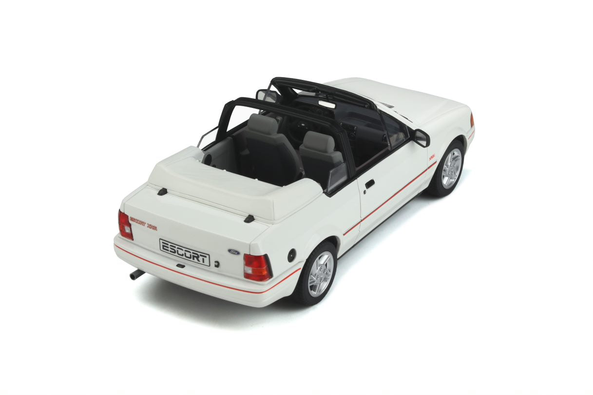 OTTO 1:18 Scale Resin - Ford Escort XR3i Mk4 Convertible, White - OT398