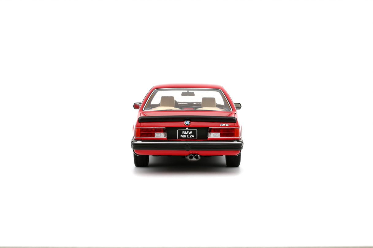 OTTO 1:18 Scale Resin Model Car - 1986 BMW E24 M6, RED - OT1018