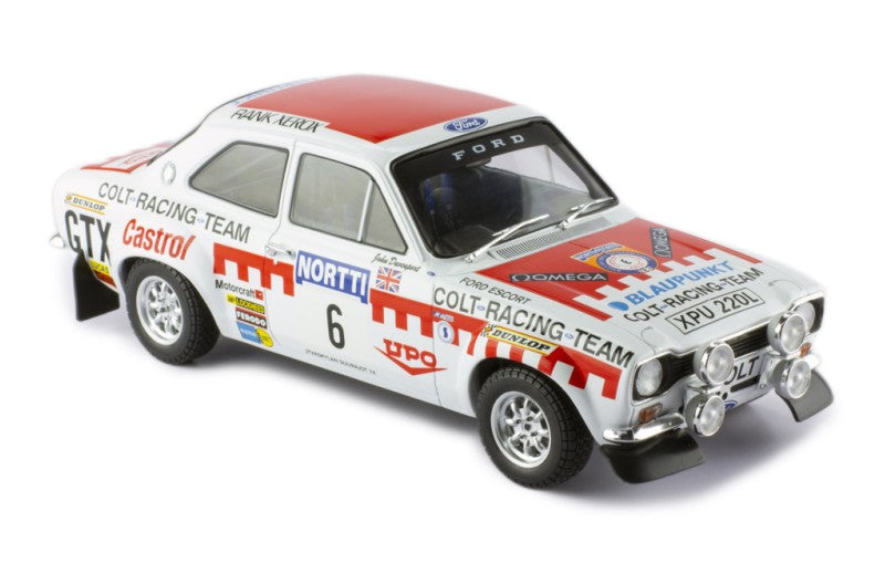 IXO 1:18 Ford Escort MK I RS 1600 #6 1000 Lakes Rally 1974 H.Mikkola/J.Davenport