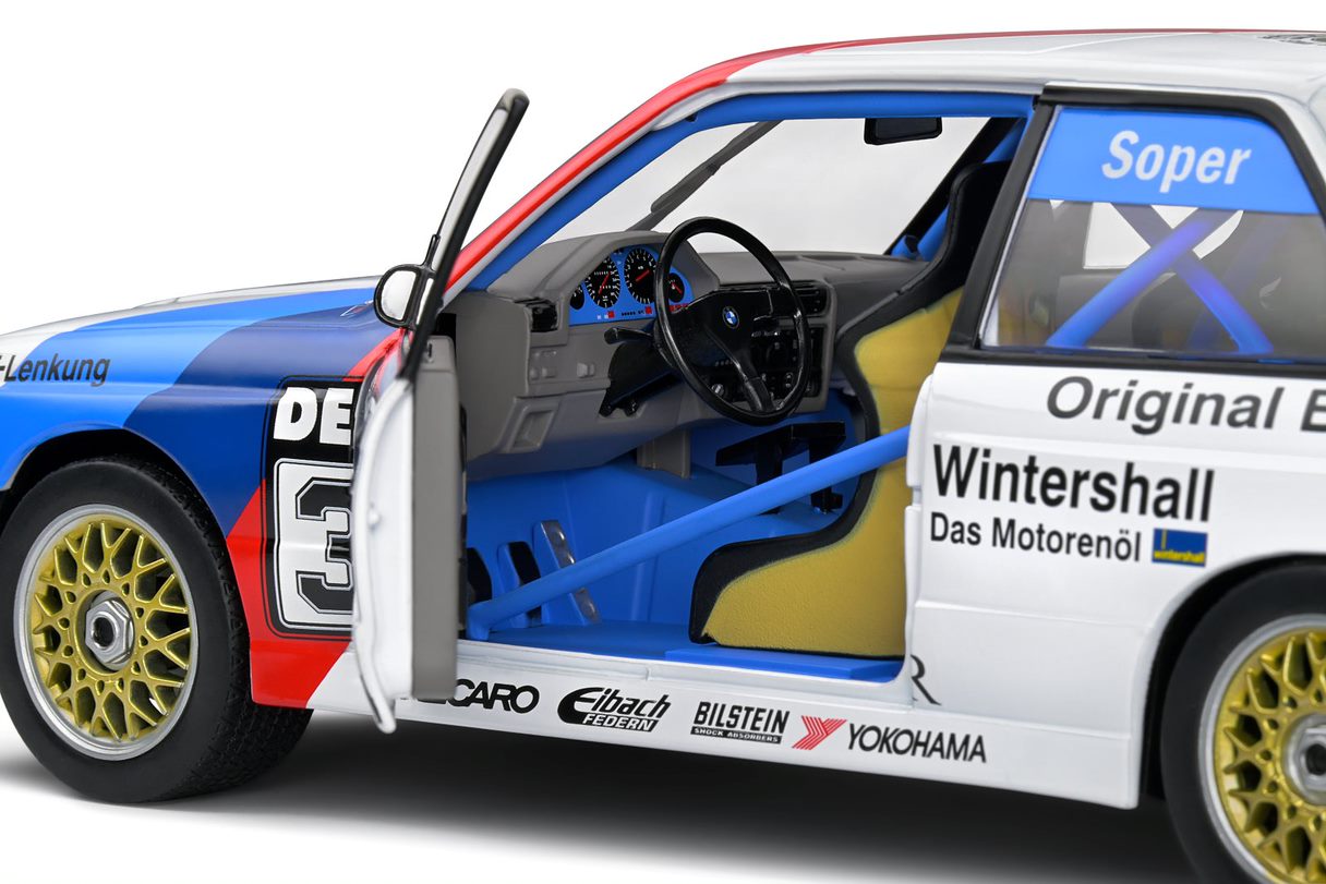SOLIDO 1:18, 1989 BMW E30 M3 #36 Soper DTM - S1801524
