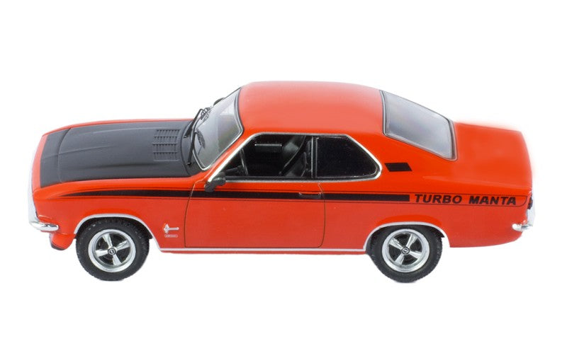 IXO Diecast Model Car - 1:43 1973 Opel Manta A Turbo in Orange