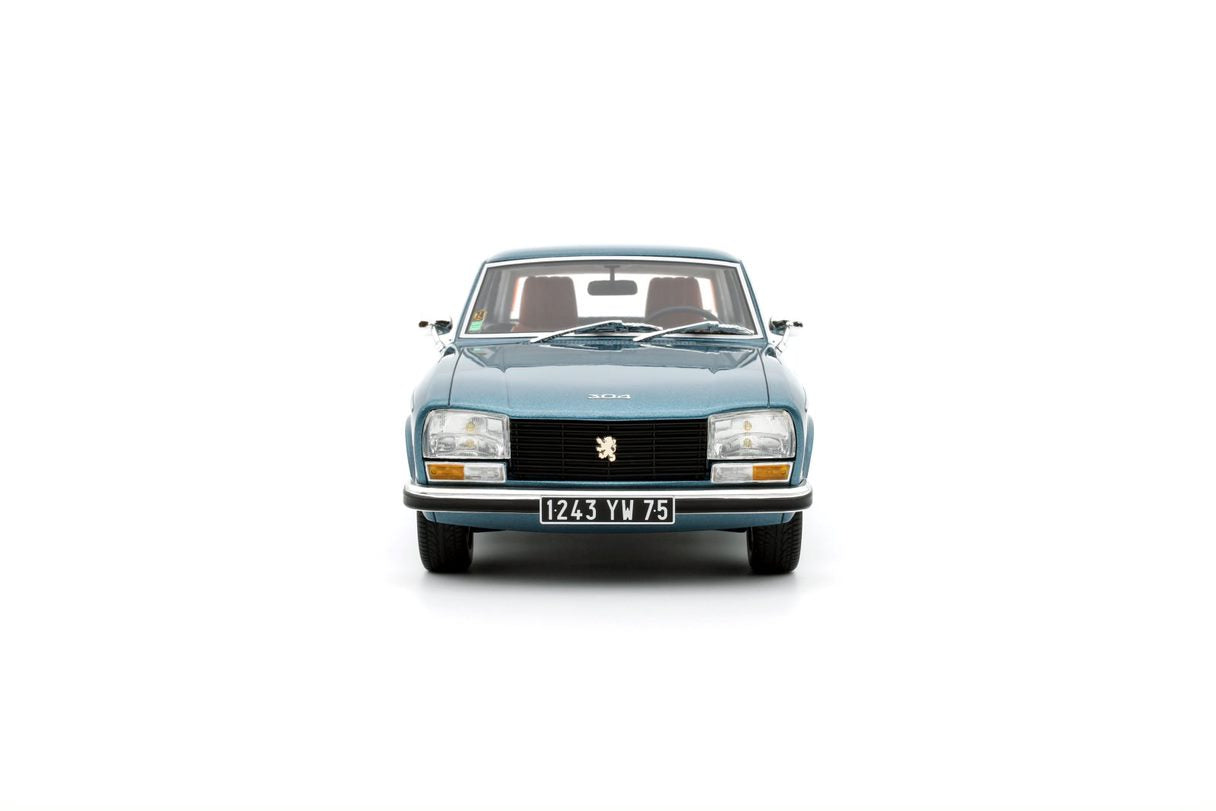 OTTO 1:18 Scale Resin Model Car - 1972 PEUGEOT 304 S COUPE, BLUE (OT449)