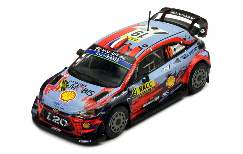 IXO 1:43 Scale Diecast Model Car - Hyundai i20 No.19 WRC Rally Catalunya 2019