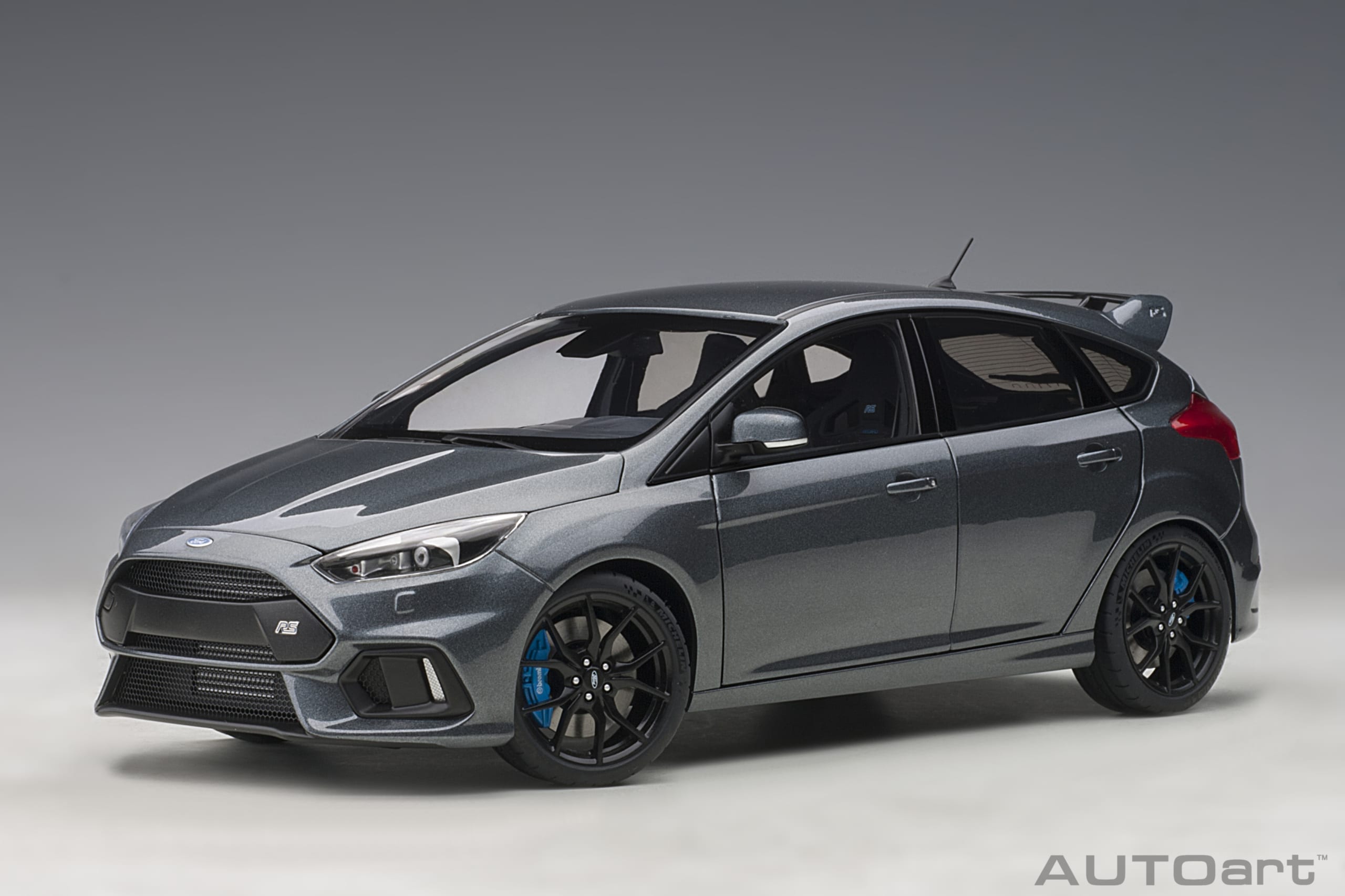 Autoart 1:18 Ford Focus RS 2016, Stealth Grey, (full openings) 72954
