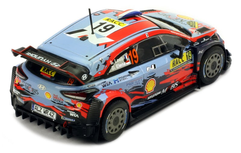 IXO 1:43 Scale Diecast Model Car - Hyundai i20 No.19 WRC Rally Catalunya 2019