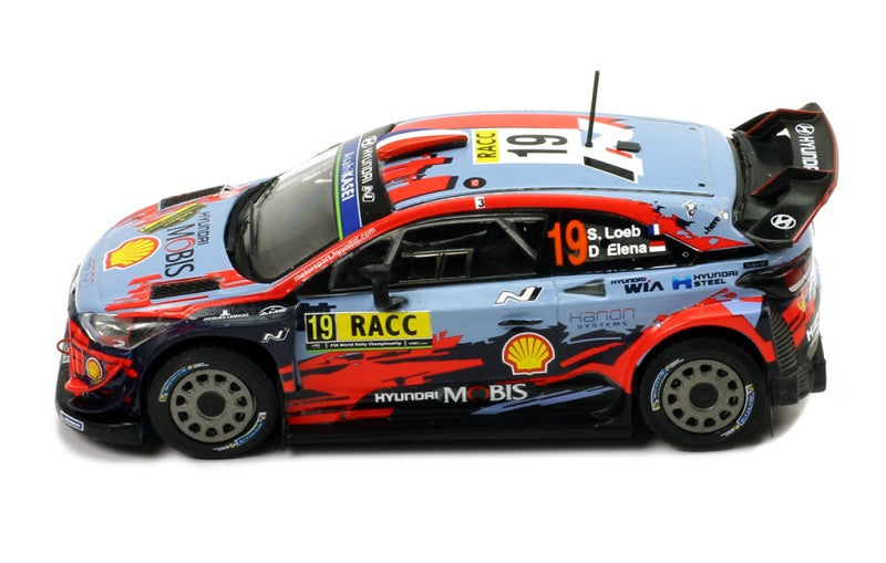 IXO 1:43 Scale Diecast Model Car - Hyundai i20 No.19 WRC Rally Catalunya 2019