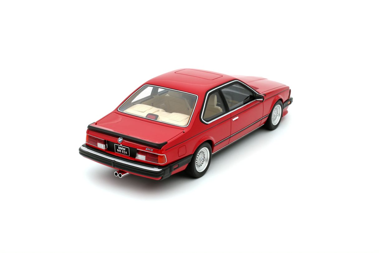 OTTO 1:18 Scale Resin Model Car - 1986 BMW E24 M6, RED - OT1018