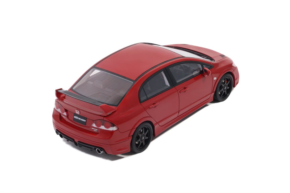OTTO 1:18 Scale Resin Model Car - 2008 Honda Civic Type R Mugen RR FD2 , Red - OT1019