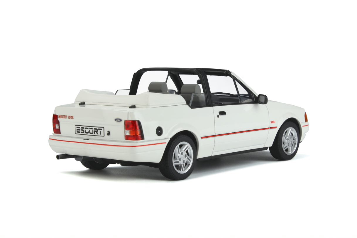 OTTO 1:18 Scale Resin - Ford Escort XR3i Mk4 Convertible, White - OT398