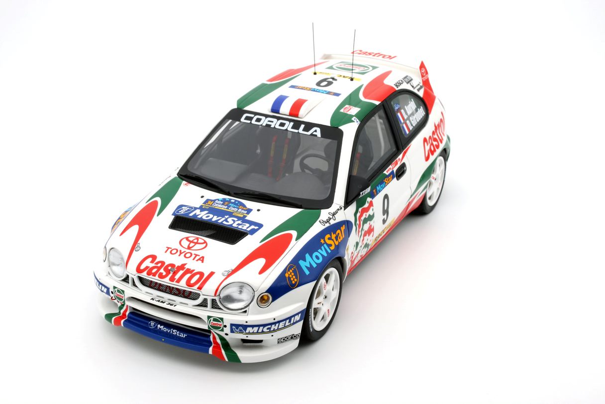 OTTO 1:18 - 1998 TOYOTA COROLLA WRC D. AURIOL, WHITE - OT1102