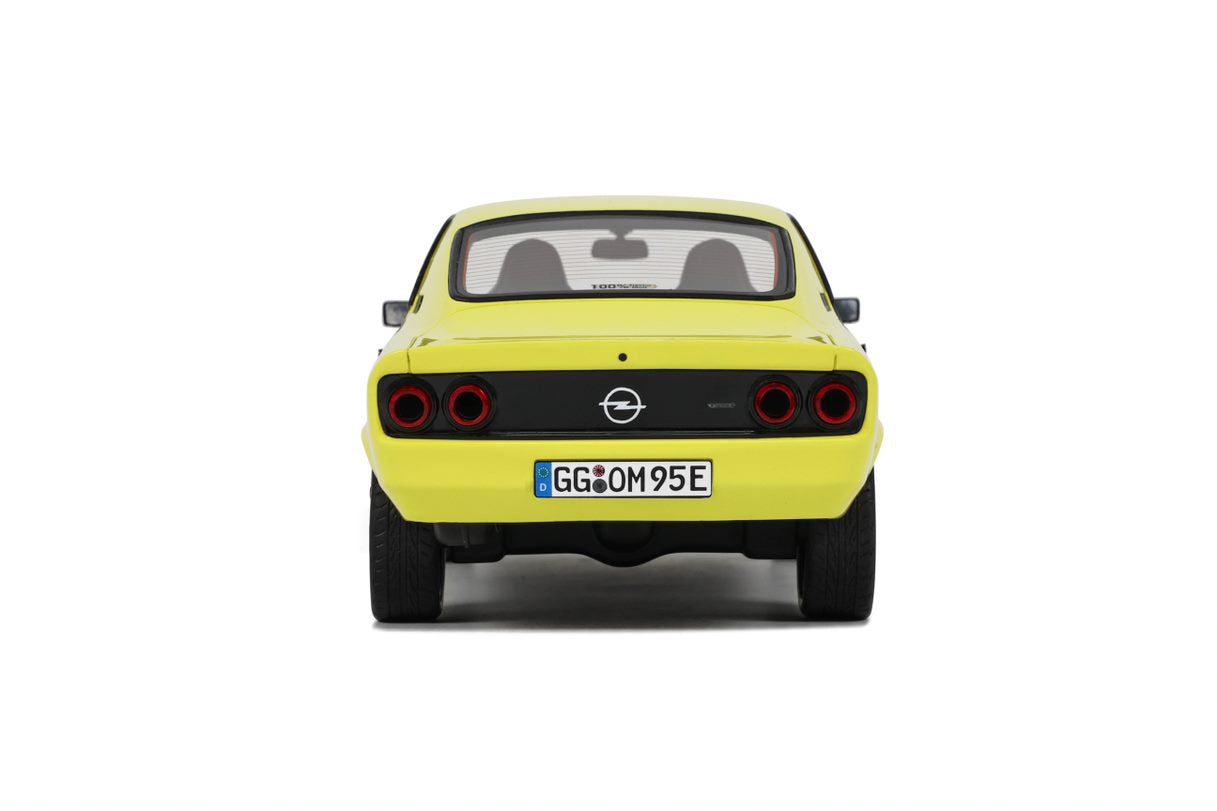 OTTO 1:18 Scale Resin Model Car - 2021 Opel Manta A Elektromod - Yellow (OT434)