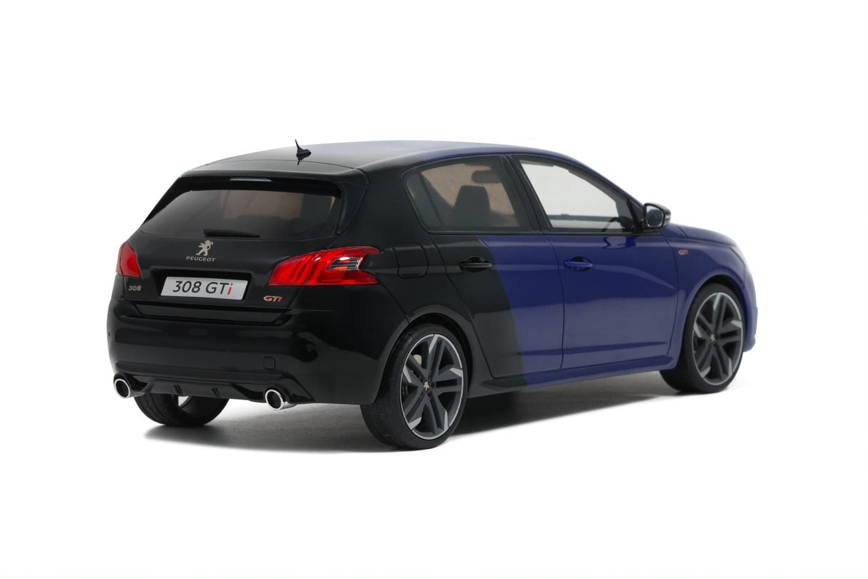 OTTO 1:18 Scale Resin Model Car - 2018 Peugeot 308 GTi, Blue - OT922