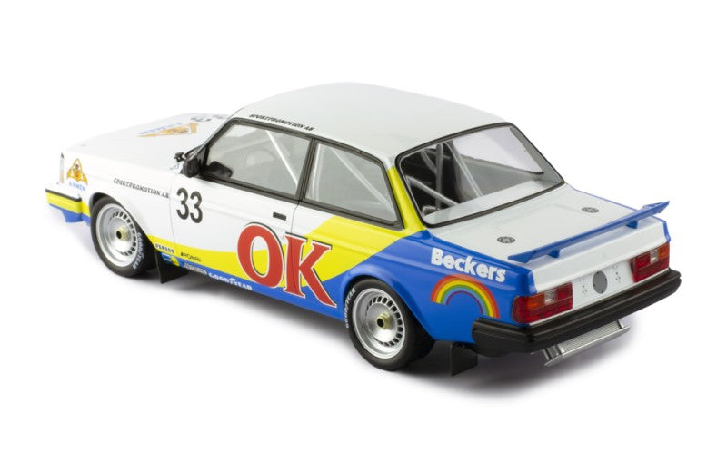 IXO 1:18 Diecast Model Volvo 240 Turbo #33 OK ETCC Zolder 1985 Andersson/Peterss