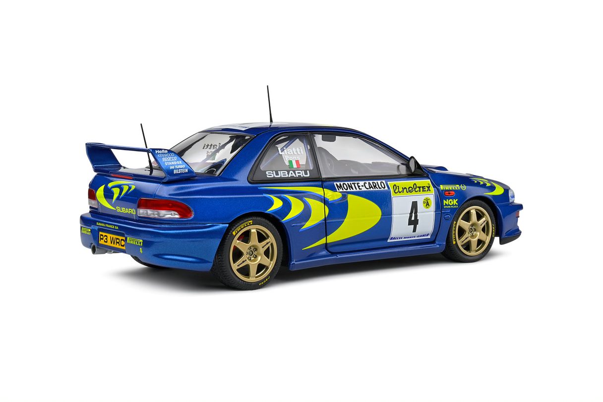 Solido 1:18 - Subaru Impreza 22B STI WRC Rallye Monte Carlo 1997, #4, Liatti/Pons - S1807405