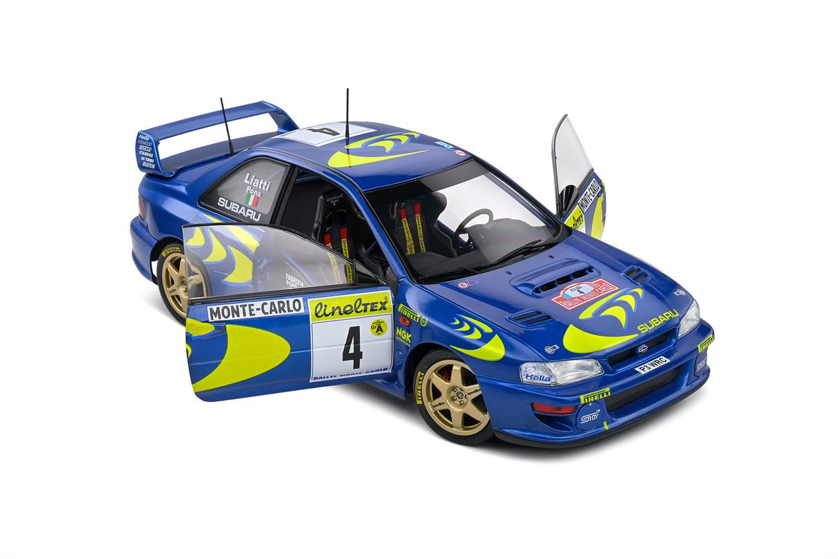 Solido 1:18 - Subaru Impreza 22B STI WRC Rallye Monte Carlo 1997, #4, Liatti/Pons - S1807405