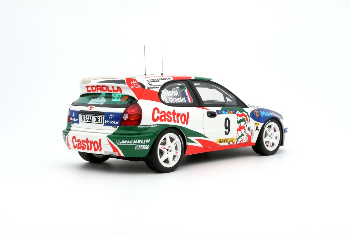 OTTO 1:18 - 1998 TOYOTA COROLLA WRC D. AURIOL, WHITE - OT1102