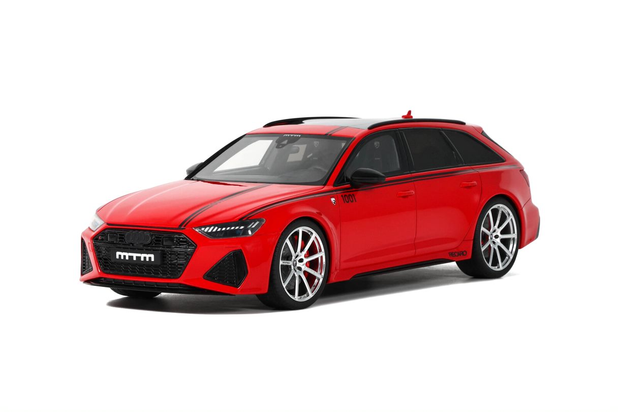 GT Spirit 1:18 Scale Resin Model Car 2021 Audi RS 6 (C8) MTM Red - GT432
