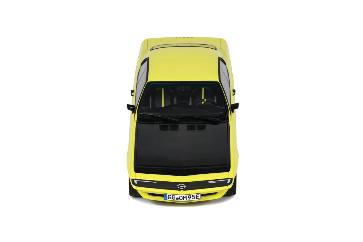 OTTO 1:18 Scale Resin Model Car - 2021 Opel Manta A Elektromod - Yellow (OT434)